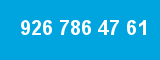 926 786 47 61